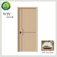 Buy cheap Simple Painting Oak Toilet WPC Door Waterproof Wooden Flush product