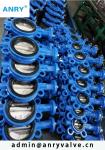 Soft Sealing Stainless Steel PTFE Seats CI Body Wafer Lug Type Butterfly Valve