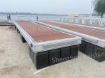 Aluminum Marine Dock Ramps 300mm Freeboard Floating Finger Dock