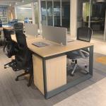 Office Furniture Manufacturers Wooden Linear Workstation Office Table