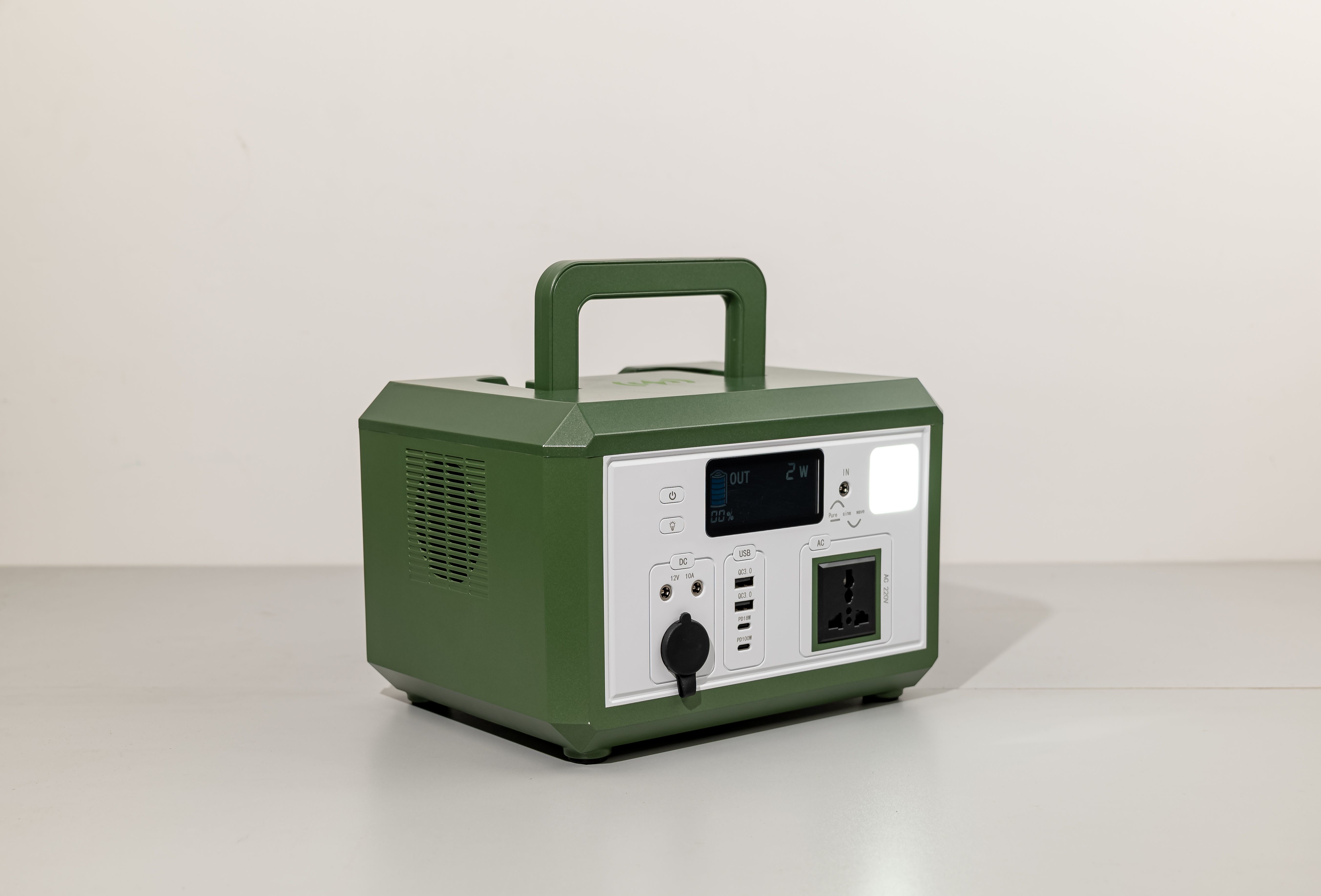 Eco Friendly Recharge Li-Ion Battery With CE Portable Battery Power Station For RV Power Supply