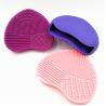 Buy cheap Heart Shape Silicone Makeup Brush Cleaner 82*74*30mm Custom Silicone Products Beauty Tool from wholesalers