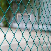 Buy cheap Farm Field Pvc Diamond Mesh Fencing Plastic Covered Chain Link Fence 1000-2500mm product