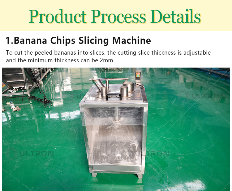 Fully Automatic Fresh Banana Chips Processing Equipment for 50-1000kg/h Capacity