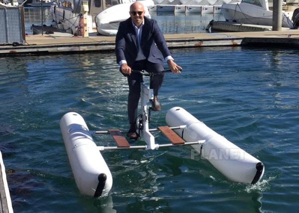 Buy cheap Custom Size Inflatable Banana Boat Floating Water Bike Buoy from wholesalers