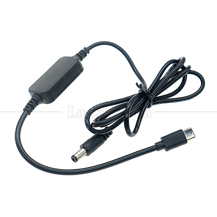 9v 12v 15v 20v PD USB Type C to DC 5.5x2.1mm Charger Cable for Wifi Router Speaker