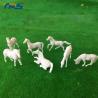 Buy cheap 1:87 ABS plastic Model 25mm White Farm Animals Horse 7 Poses for model building from wholesalers