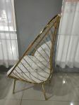 Strong Bearing Capacity 50cm 150kg Wrought Iron Dining Chair