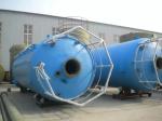 1400mm Green FRP Horizontal Tank 1200 Gallon For Finely Processed Underground