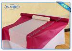 Waterproof / Anti Water Non Woven Tablecloth For Resturant Celeste / Marron /
