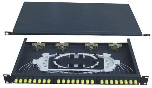 Buy cheap ST24 Rack-Mounted Fiber Optic Patch Panel, GPZ / RM - SC24 480 * 250 * 1U from wholesalers