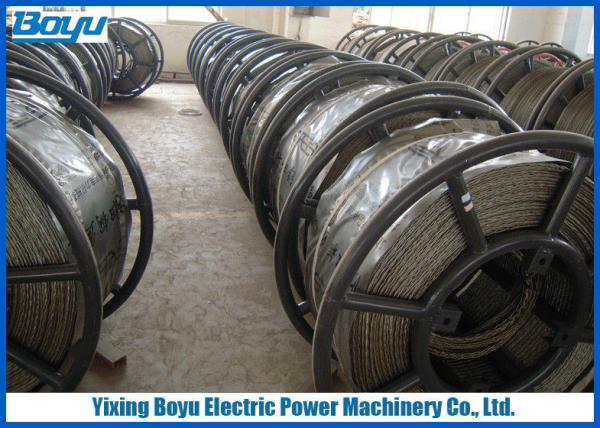 Quality Anti twist 18 Strands Breakage load 372kN Braided Steel Wire Rope for Overhead Transmission Line 22mm for sale