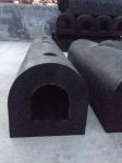 8-10 Year Lifespan Black Rubber Fender