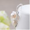 Buy cheap terling Silver Pearl Vintage Feather Dangle Earring (051023W) from wholesalers