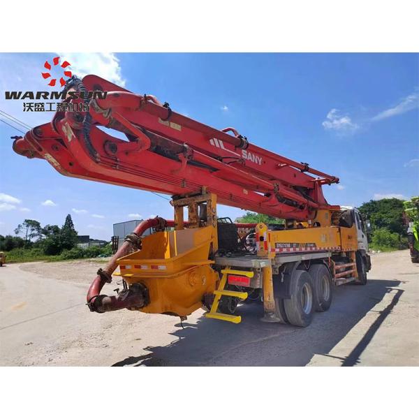 Buy cheap SANY Second Hand 2011 Model 37-Meter Concrete Pump Truck for Sale Max. Horizontal Conveying Distance 37 M from wholesalers