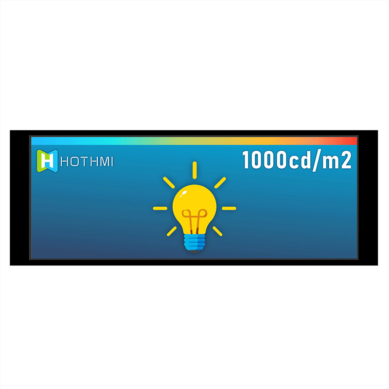 6.86 Inch 480x1280 Bar Type Round TFT LCD Sunlight Readable NV3051F1