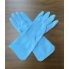 Buy cheap M 45g Blue Color 300mm Flock Lined Latex Gloves For Kitchen from wholesalers