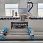 Aluminum Profile 3+1 CNC Machining Centres working length is 3200mm with