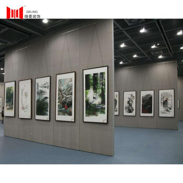 Buy cheap Sliding 2M Commercial Full Wall Room Dividers For Art Gallery from wholesalers
