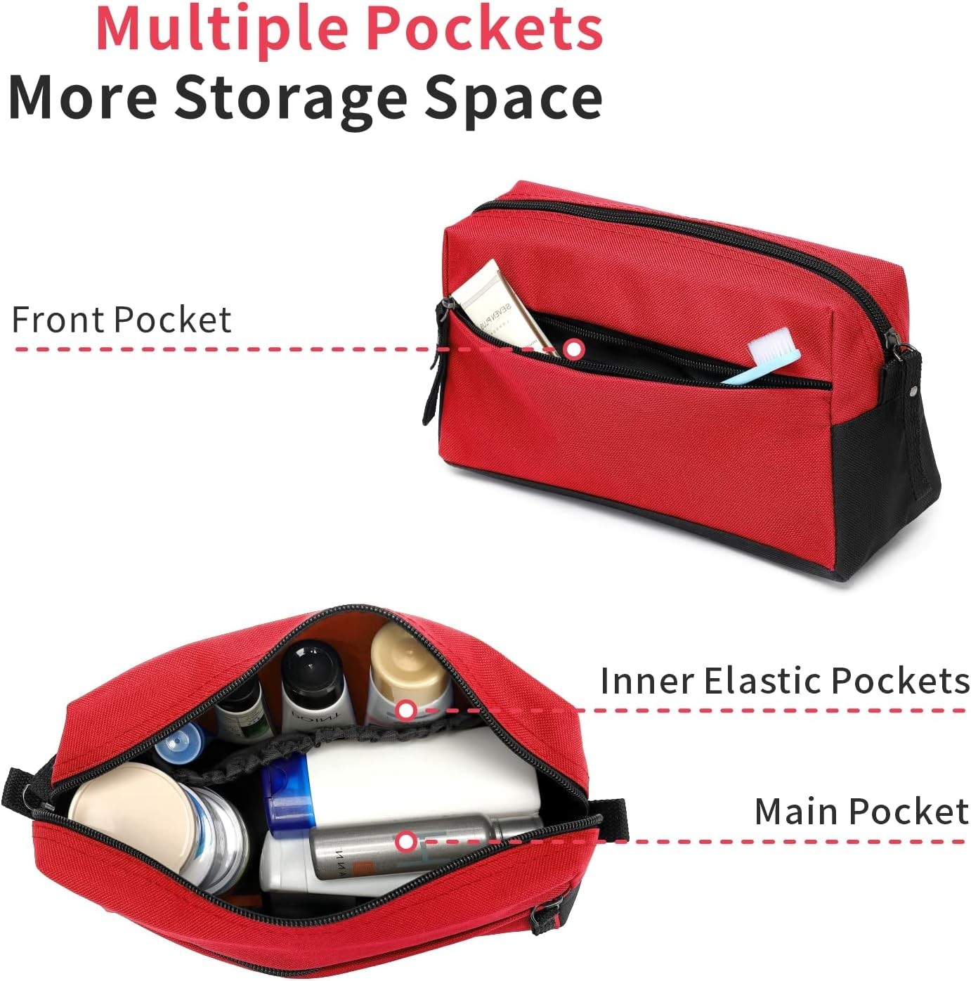 Toiletry Bag Travel Organizer Comsemtic Make Up Kit Pouch Bag For Women Men