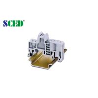 Buy cheap Right Angle Wiring Terminal Blocks Din Rail / High Temperature Terminal Blocks product