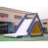 Buy cheap giant kids N adults inflatable floating slide for outdoor water game use in the lake from wholesalers