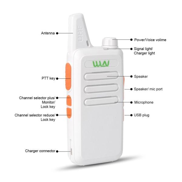 Buy cheap 16 Channels 2 Way Handheld 5W 1500Mah UHF Walkie Talkie from wholesalers