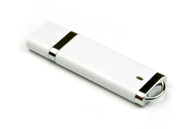 Plastic 16G 2.0 USB blue color with customized logo and package from show life brand