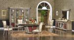 4 Person Home Luxury Wood Dining Room Sets Rococo Antique Carved Dining Chairs