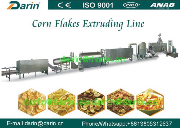 Buy cheap Breakfast Cereals Corn Flakes machinery with large Capacity 120-300kg/h from wholesalers
