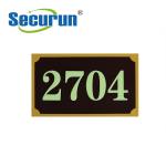Acrylic Reflective House Numbers Signs Laser Engraved ODM