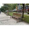 Buy cheap Durable Weather Resistant Outdoor Wooden Bench With Stainless Steel Frames from wholesalers