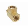 Buy cheap OEM Brass Threaded Pipe Fittings Brass 90 Degree Elbow 1/4 NPT Male 1/4" NPT Female from wholesalers