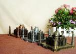 Metal Material DIY Craft Gifts World Famous Building Model India Taj Mahal