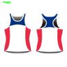 Buy cheap Custom Athletic Teamwear Breathable 100gsm Women'S Racing Singlet from wholesalers