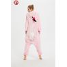 Buy cheap Flamingos Christmas Onesie Pajamas Adult Flamingos Soft Flannel Rear Zipper from wholesalers