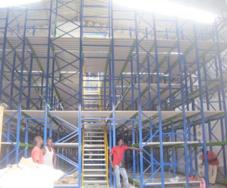 Buy cheap Industrial Longspan Mezzanine Storage System Floor Racking Metal from wholesalers