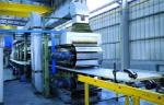 PU Formed Sectional Sandwich Panel Production Line Color Steel Sheet Roll Former