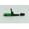 Buy cheap Quick Connect Fiber Optic Connectors Pre Assembled SC / APC Fast Connectors from wholesalers
