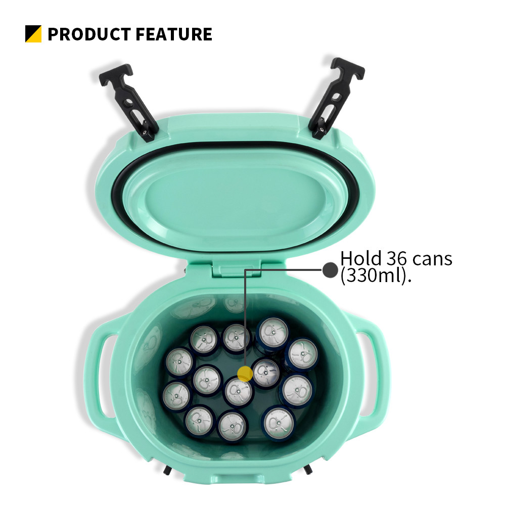 Picnic 55cm Picnic Ice Box Cooler 25QT UV Round Cooler Box