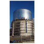 Wheat Galvanized Grain Silo / Fly Ash Storage Silo Manufacturing Plant Support