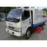 Buy cheap DFAC Truck Mounted Vacuum Street Sweeper With Cleaning Brushes 4000L Refuse from wholesalers
