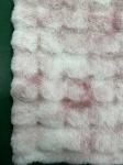 Pink White Imitation Rabbit Hair Furniture Decoration Available