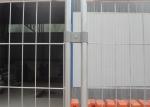 10 Foot Chain Link Fence Panels / Temporary Security Fencing Anti Corrosion