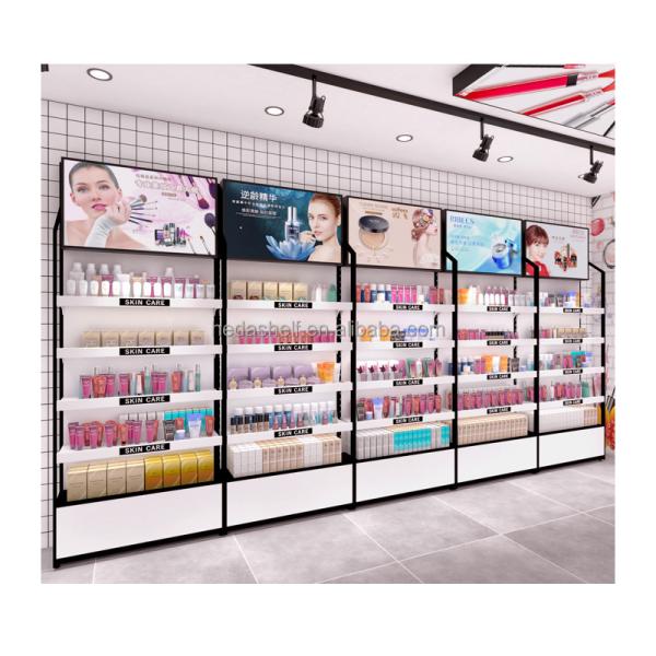 Acrylic Cosmetic Display Rack For Nail Polish Perfume Retail Mascara Shop