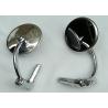 Buy cheap Fully Chrome Motorcycle Rear View Mirrors Round Shape With Unique Design from wholesalers