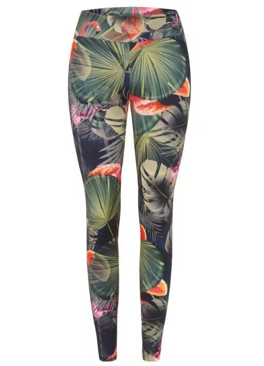 Moisture Wicking Custom Sublimation Leggings Women High Waist Printed Leggings