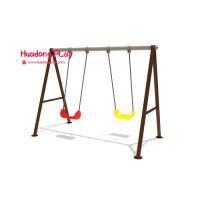 Buy cheap Intelligent Playground Equipment Swings , Kids Outdoor Playset Anti - Crack product