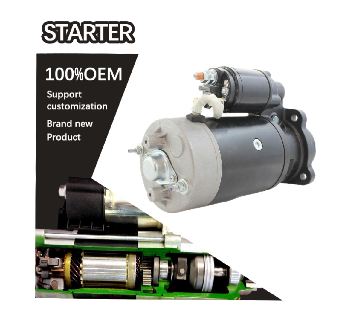 12V 10T 3.0KW CW STARTER 6T8832 7X1361 6T-8832 7X-1361 OR9995 OR-9995 3T8832 3T-8832 0001369002 0001369006 01040361