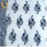 Buy cheap Stylish Customized Grey Lace Fabric Mesh Embroidered Beaded Bridal Fabric from wholesalers